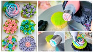 6 TRICKS On How to Use Different Cake Nozzles  Cake Decorating Tips and Tricks [upl. by Marilyn5]