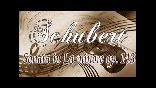 Schubert Sonata in A minor Op 143 Giovanni Umberto Battel  Classical Piano Music [upl. by Nna]