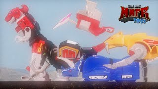 Mighty Morphin Megazord  Dinozords NEW Hasbro Megazord [upl. by Elamor610]