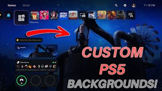 Changing Your Playstation 5 Theme With The New Update Welcome Hub [upl. by Anair886]