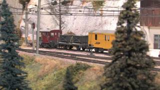 Maloja Narrow Gauge Swiss Model Railway [upl. by Holmann]