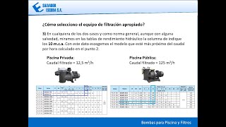 Webinar Cálculo y selección bombas para Piscinas  SALVADOR ESCODA SA [upl. by Yemiaj]