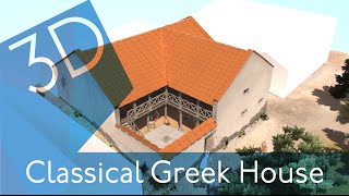 Classical Greek Home – 3D Reconstruction [upl. by Lipski553]