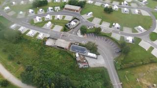 BURRS COUNTRY PARK CARAVAN amp MOTORHOME CLUB SITE BY BEBOP 2 DRONE [upl. by Ledairam642]