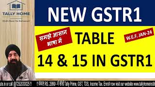 GSTR 1 NEW UPDATE  IMPORTANT UPDATE IN GSTR 1 FILING FROM JANUARY 2024  TABLE NO14 amp 15 OF GSTR 1 [upl. by Ariem925]