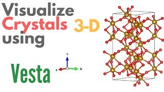 VESTA Interface and Features TUTORIAL 2 [upl. by Arahsit]
