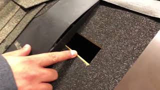 Shingle Over Intake Vent [upl. by Bigot]