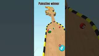 Palestine winner 🏆 country flag race games islamicvideo trending viralshort [upl. by Oneg655]