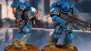 Speed painting Ultramarines [upl. by Yltsew]