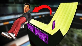 I JUMPED OFF THE BIGGEST SKATE RAMP Skate 3 [upl. by Marcille]