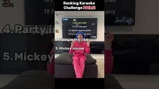 Ranking TOP 5 Karaoke Challenge FAILS😂 [upl. by Oigufer]