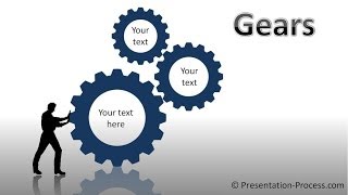 PowerPoint Gear  PowerPoint Diagram Tutorial Series [upl. by Honora]