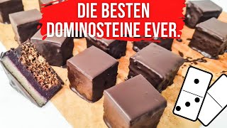 DIE BESTEN DOMINOSTEINE  Klassische saftige Dominosteine Rezept selber machen [upl. by Addison176]