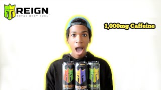 48oz Reign Energy Drink Challenge 1000mg Caffeine [upl. by Neeven]