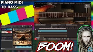 ToonTrack EZBASS  Add Bass to a Piano Track FAST [upl. by Ardnuasak255]