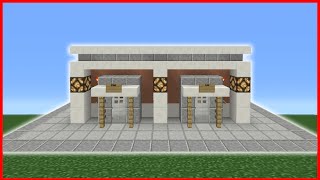 Minecraft Tutorial How To Make A Public Rest Room [upl. by Hulton]