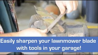 How to Sharpen Your Lawnmower Blade [upl. by Tomkin]