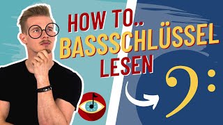 Der BASSSCHLÜSSEL  so erkennst du JEDE Note  Noten lesen lernen inkl MERKSÄTZE [upl. by Fry]