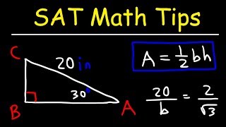 SAT Math Tips Tricks and Strategies [upl. by Otsenre]