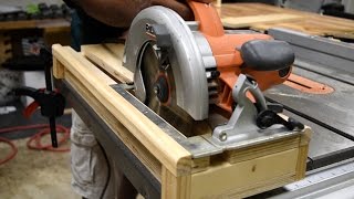 Circular Saw CrossCut Jig  Accurate Cuts [upl. by Fleece]