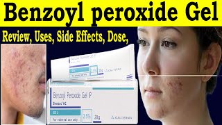 Benzoyl peroxide Gel 25mg  benzac ac 25 review  benzoyl peroxide for acne vulgaris Uses Dose [upl. by Sheng252]