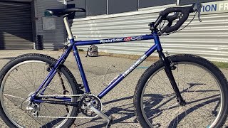 Neo gravel Vintage MTB gravel bike conversion problematics Rockrider 600 [upl. by Sible]