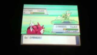 How to catch a scyther on pokemon heart goldsoul silver [upl. by Hamnet]