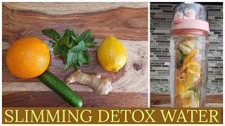 SLIMMING DETOX WATER in 1 minute [upl. by Wilhelm]