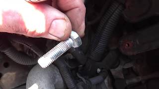 Toyota RAV4 2002 4D4 Diesel EGR Valve removal and clean [upl. by Nagle]