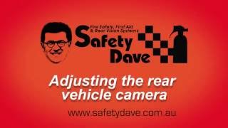 How to adjust a rear vehicle camera to perfection  Installing  Safety Dave Australia [upl. by Rezzani362]