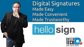 Online Legal Signatures HelloSign [upl. by Reine]