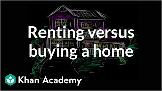 Renting versus Buying a home  Housing  Finance amp Capital Markets  Khan Academy [upl. by Aitnuahs]