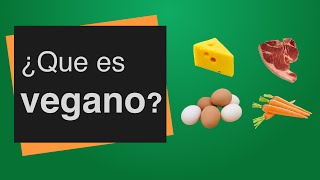 Que es vegano  Que es vegetariano  Vida V [upl. by Nemrak]