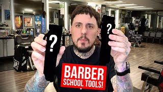 BARBER SCHOOL 💈 What tools do I recommend Beginner Barber Student [upl. by Baten715]