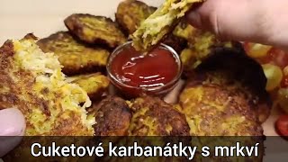 Cuketové karbanátky s mrkví  recept [upl. by Yellehs]