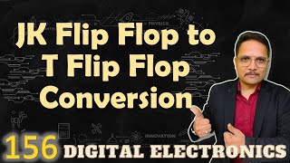 JK Flip Flop to T Flip Flop Conversion Designing Steps and Circuit [upl. by Nwahsram]