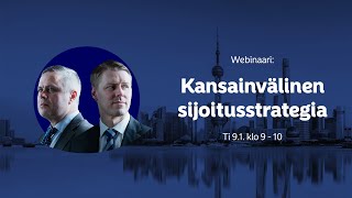 Kansainvälinen sijoitusstrategia tammikuussa  Nordea Pankki 912024 [upl. by Thibaut]