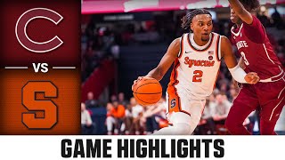 Colgate vs Syracuse Game Highlights  202324 ACC Men’s Basketball [upl. by Carew]