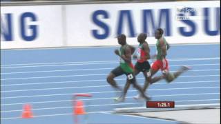 800m heats heat 3 IAAF World Championships Daegu 2011 [upl. by Kimberlee]