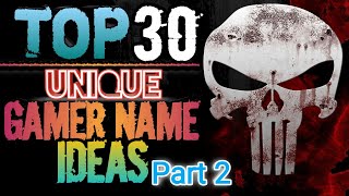 Top 30 Unique Gamer Name Ideas  Cool amp Unique names for FREEFIRE and pubg  AxomGamer [upl. by Hew]