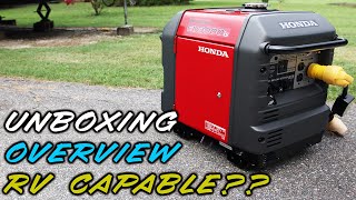 Honda EU3000is Generator UnboxingOverview Explained and RV Capable [upl. by Etnoval]