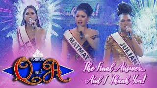 Its Showtime Miss Q and A Grand Finals Miss Q amp A Top 3  The Final Answer [upl. by Nnayelhsa]