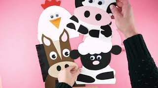 How to Make a Farm Animal Craft [upl. by Amorita]