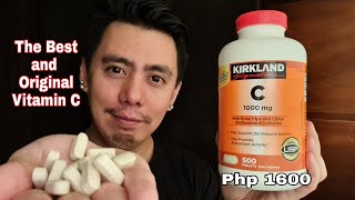 THE BEST amp ORIGINAL KIRKLAND SIGNATURE VITAMIN C 1000 MG ASCORBIC ACID WITH ROSEHIPS FOR Immunity [upl. by Ardnahsal699]