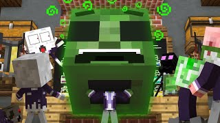 POTION CLASS  Monster School Minecraft Animation [upl. by Nivalc]