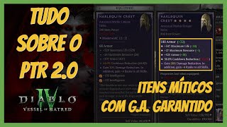 DIABLO 4  15 NOVIDADES DO PTR PATCH 20 SEASON 6 amp EXPANSÃO [upl. by Wystand696]