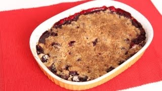 Blackberry Crumble Recipe  Laura Vitale  Laura in the Kitchen Episode 616 [upl. by Pickford]