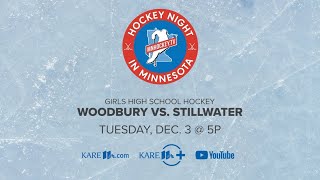 LIVE Hockey Night in Minnesota Woodbury vs Stillwater Girls [upl. by Entruoc877]