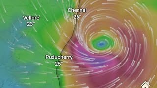 Cyclone Fangal Strom  Chennai [upl. by Boy]