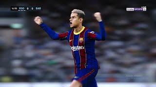 P Coutinho  Skills And Goals  Pes 2021 [upl. by Elohcin]